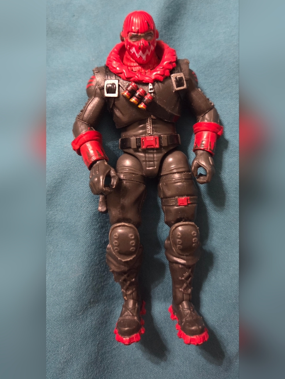 Fortnite Red Raptor Figure Loose Epic Games 2019